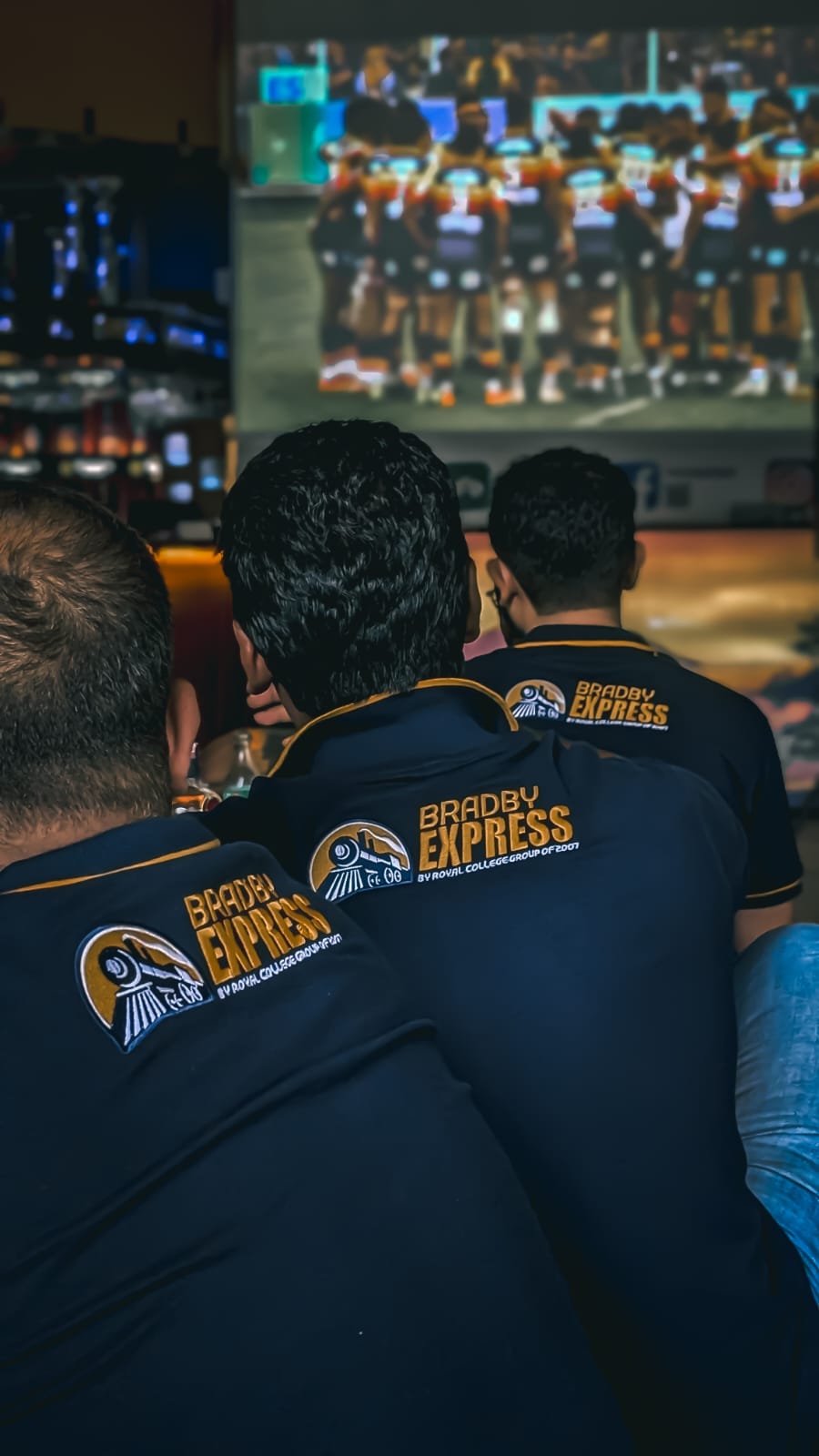 Bradby Express branded polo shirts by Royal College Group of 2007